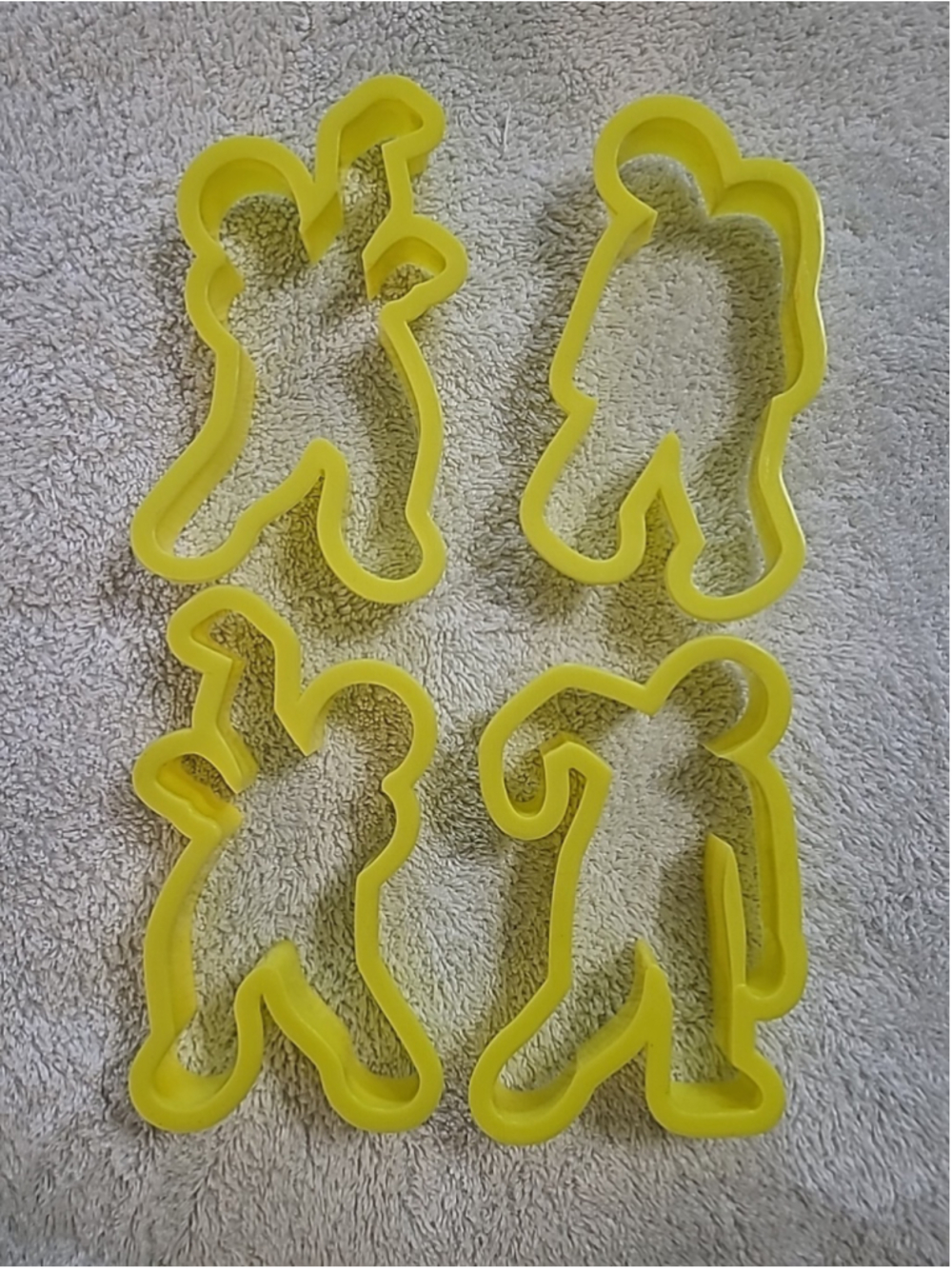 Set Of 4 Halloween Zombie Cookie Cutters